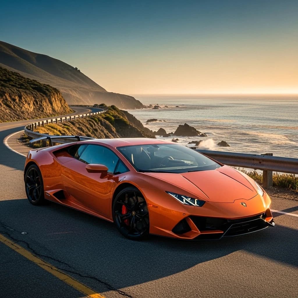 Lamborghini Huracan view 2