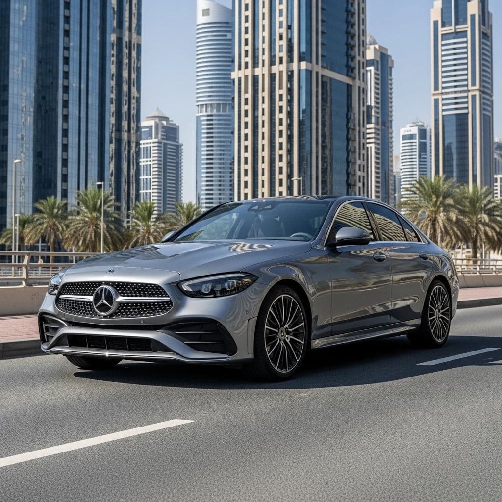 Mercedes C300 2025 view 3